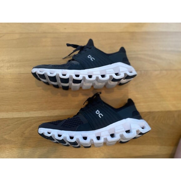 On Running Shoes - On Cloudswift Black Rock White Woman's Runnimg Shoe  EUC! Size 9.5/9***